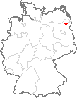 Karte Mittenwalde bei Templin